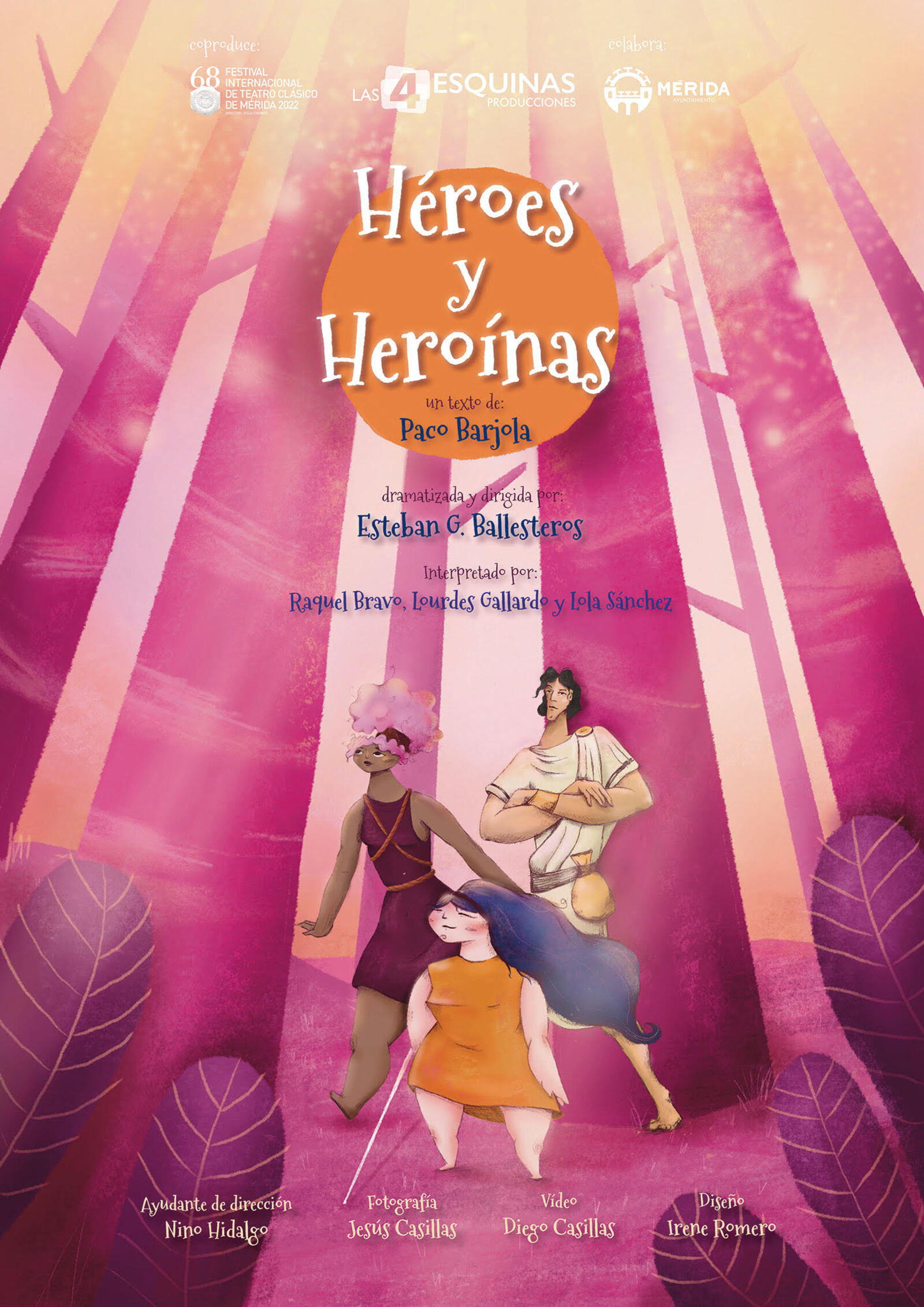 teatro de calle "héroes y heroínas" en la villa romana la olmeda el 26 de agosto a las 11:30 horas