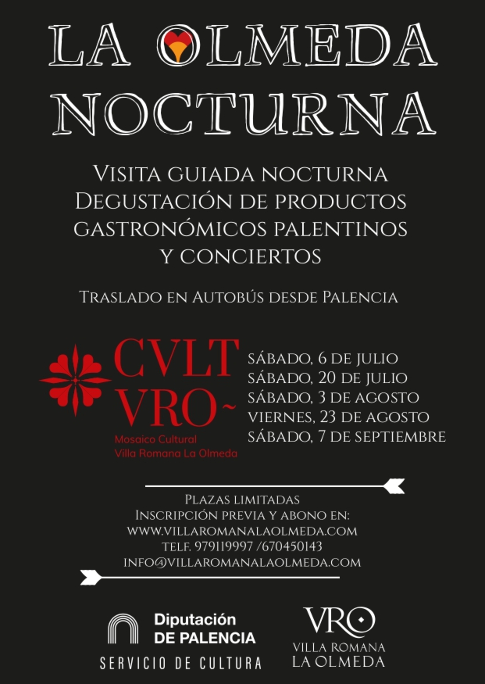 olmeda nocturna 6 de julio en la villa romana la olmeda concierto de eva calvo 'el duende y el diablo a la luz de las velas'