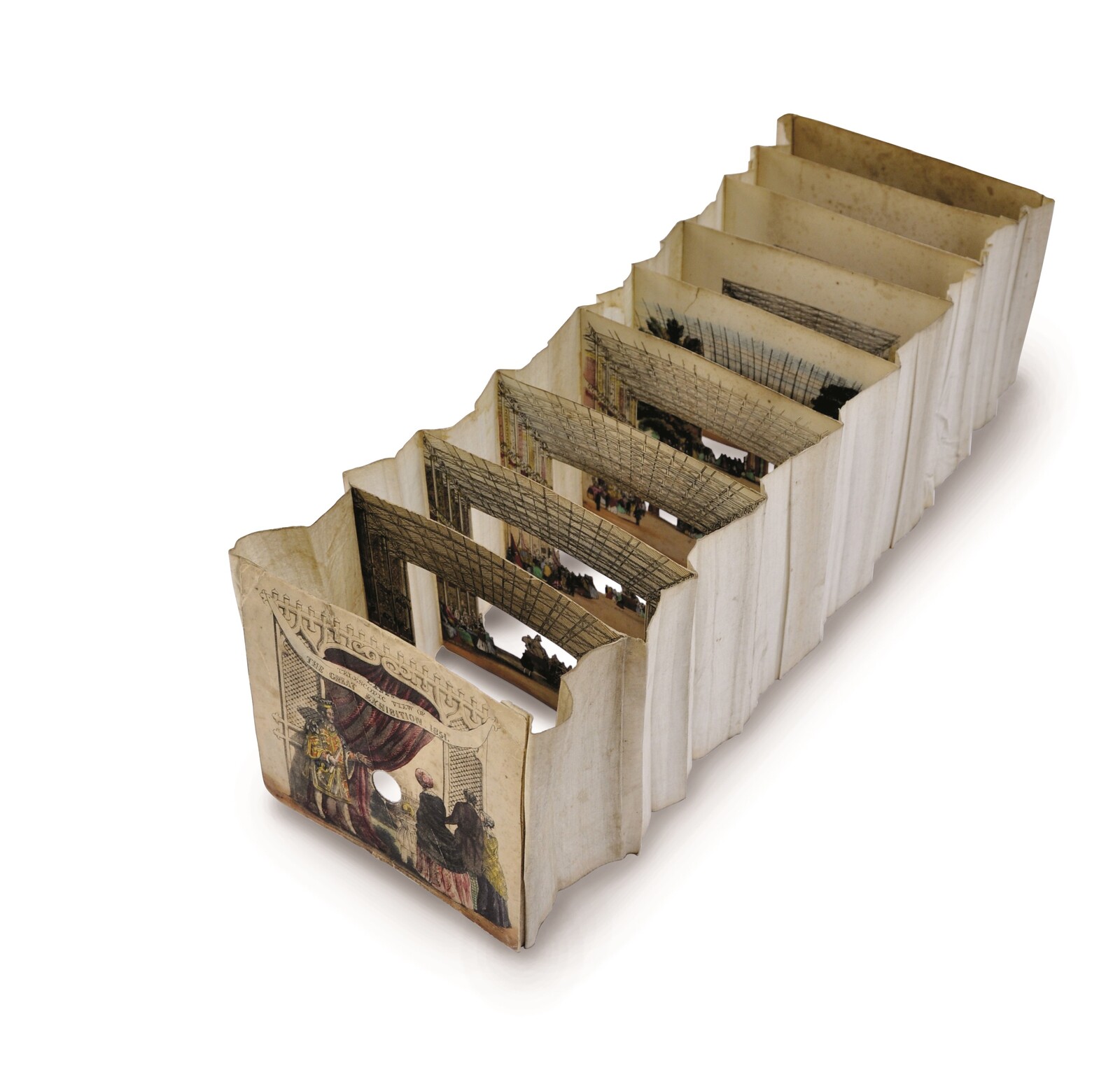 Telescopic View of the Great Exhibition. T. J. Rawlins.1851