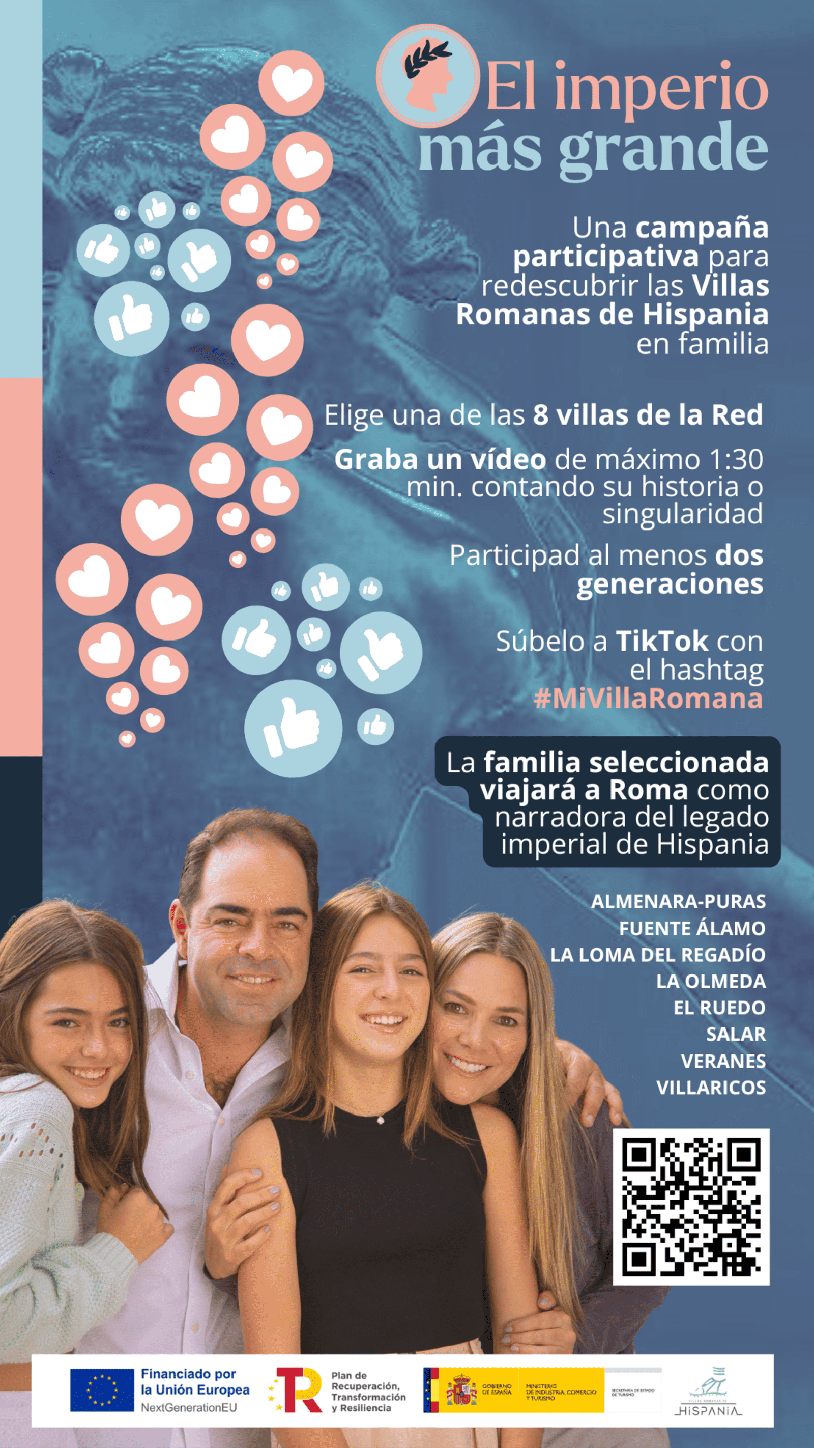 "El Imperio Más Grande" | Concurso en TikTok de la Red de Villas Romanas de Hispania