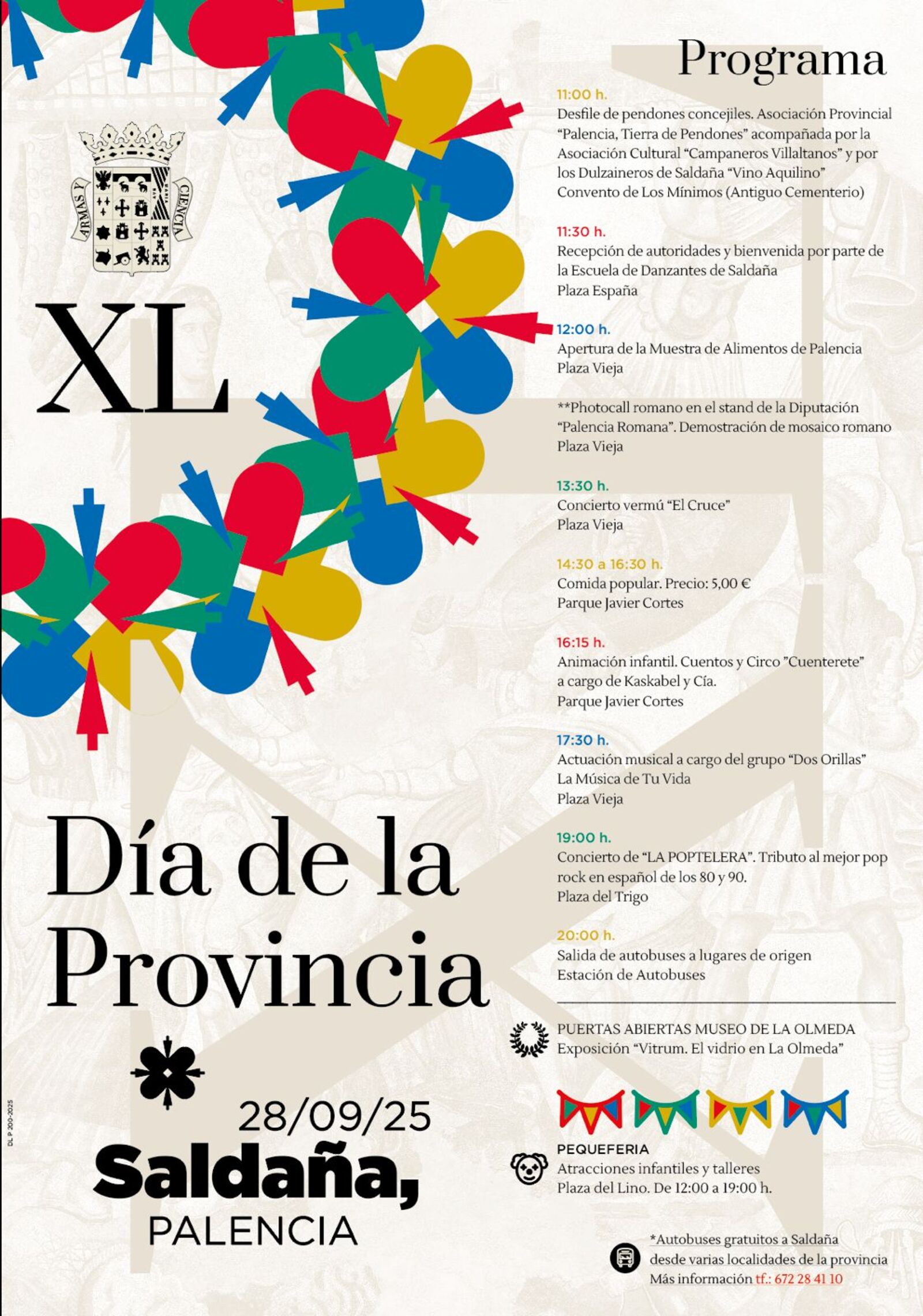 PROGRAMA DEL XL DÍA DE LA PROVINCIA PALENCIA ROMANA