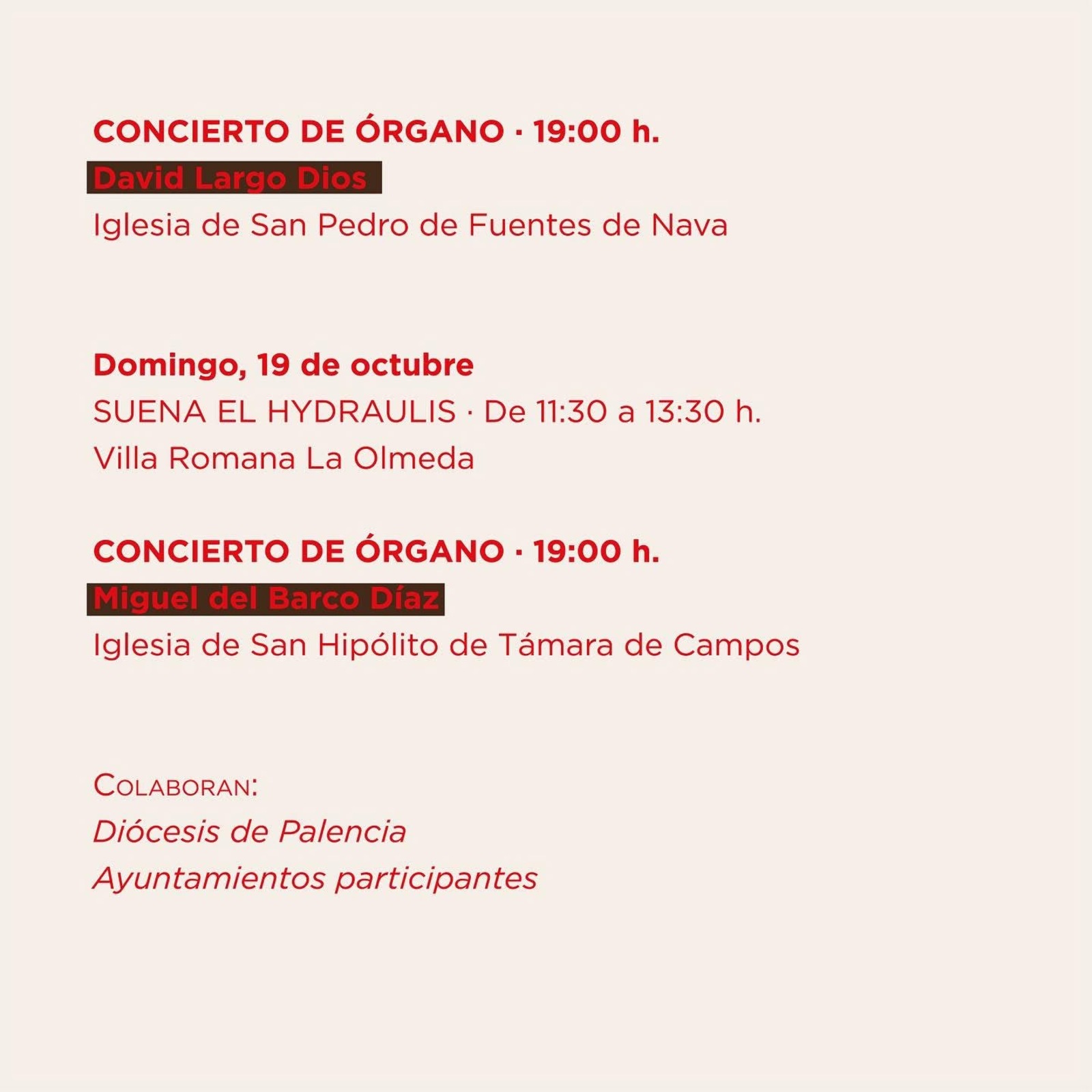 'La Organada' inicia la programación de Tocata y Fuga este fin de semana.