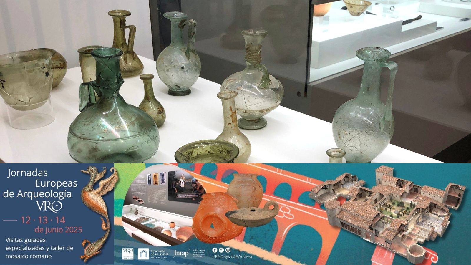 Jornadas Europeas de Arqueología 2026 en la villa romana la olmeda | Visitas guiadas en la VRO y Museo. Taller de mosaico romano.
