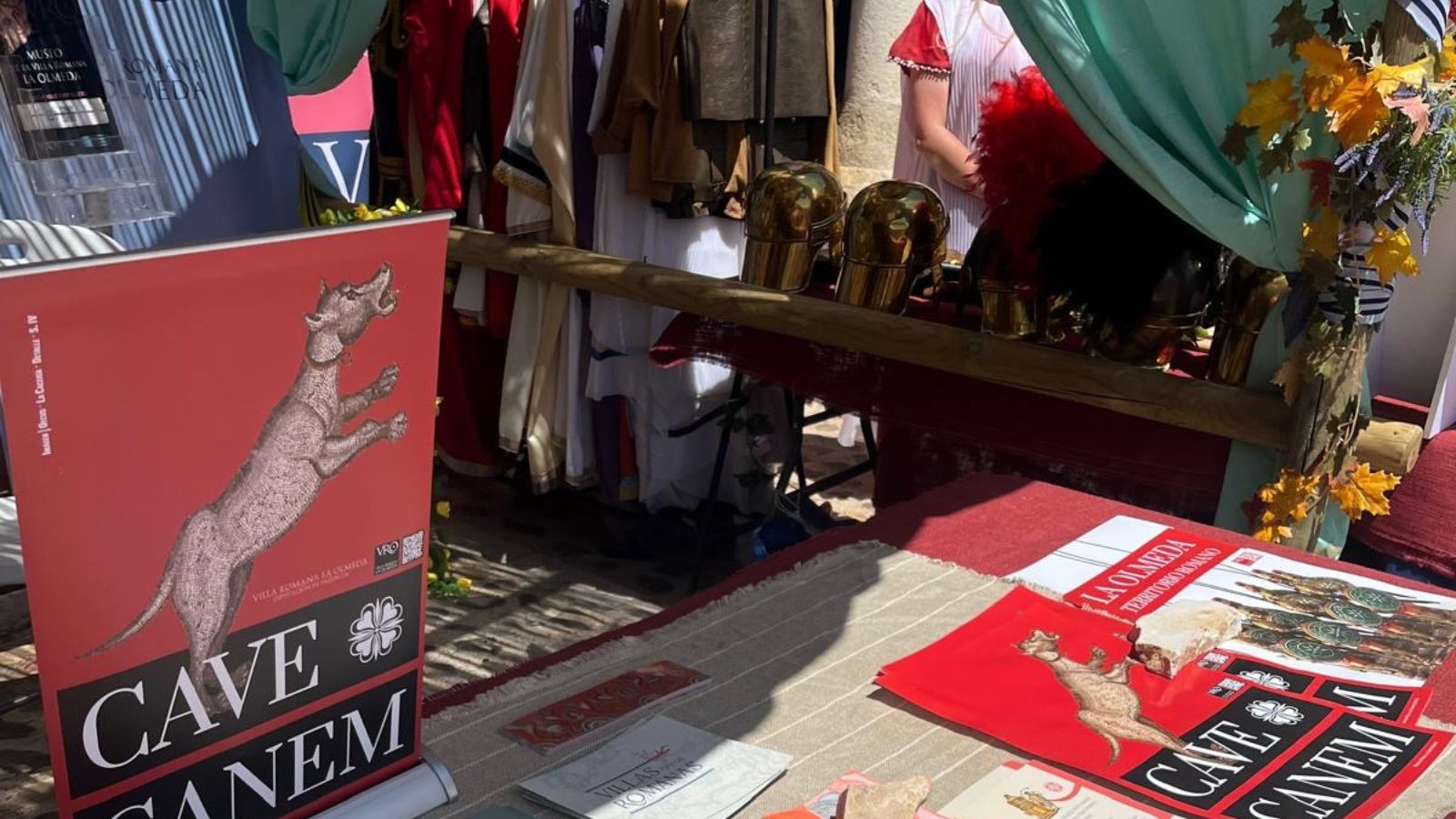 Historia Viva | Recreaciones históricas de la vida cotidiana y visitas teatralizadas. Mercado Romano. En la villa romana la olmeda y Saldaña