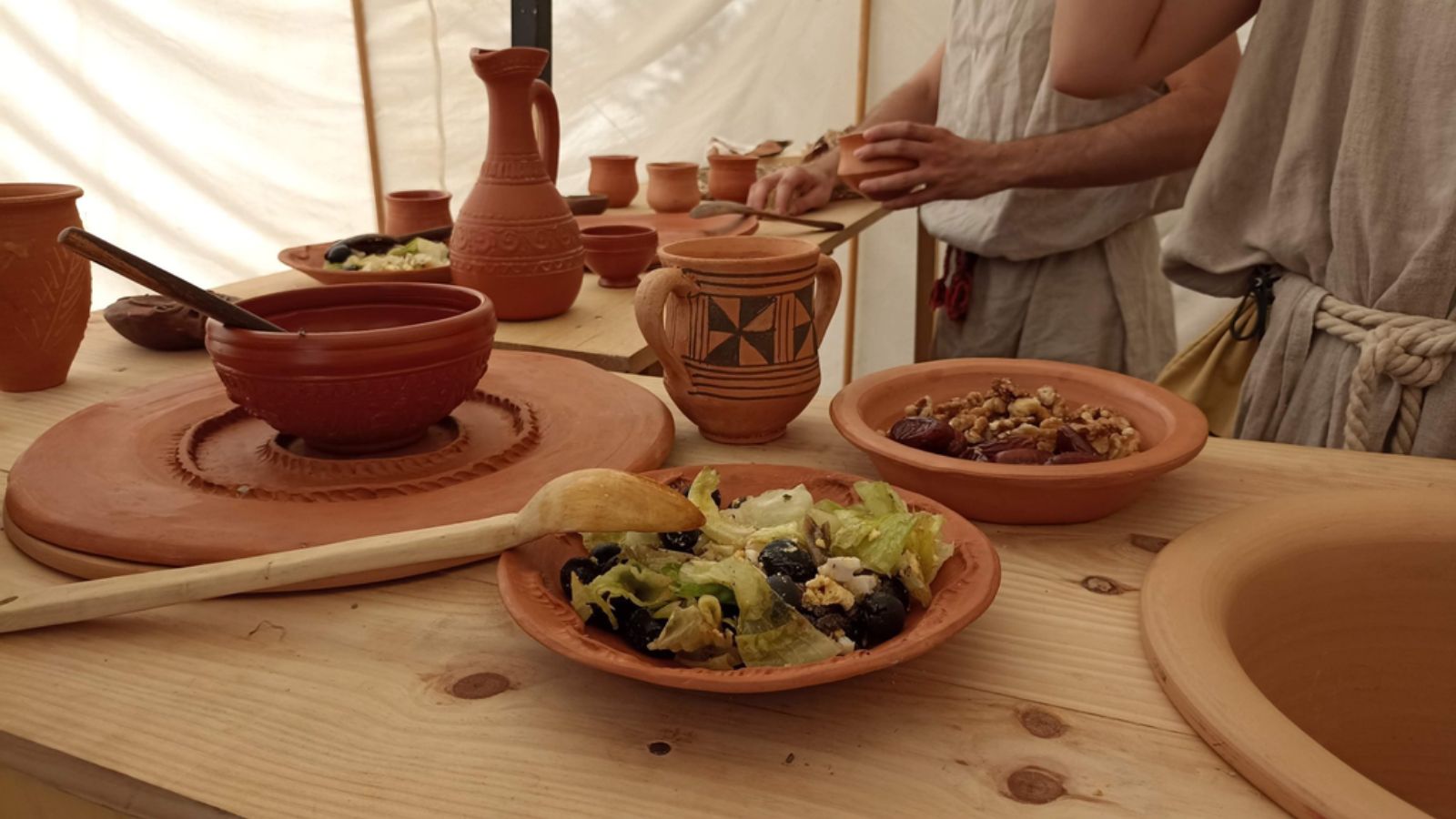 Arqueogastronomía | Recreaciones culinarias. El Banquete de Los Sentidos. Convivium. Villa Romana La Olmeda