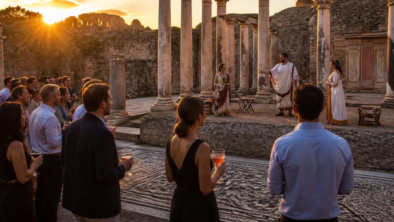 A 'Scena' | Rutas teatralizadas, gastronomía y música en directo en la villa romana la olmeda