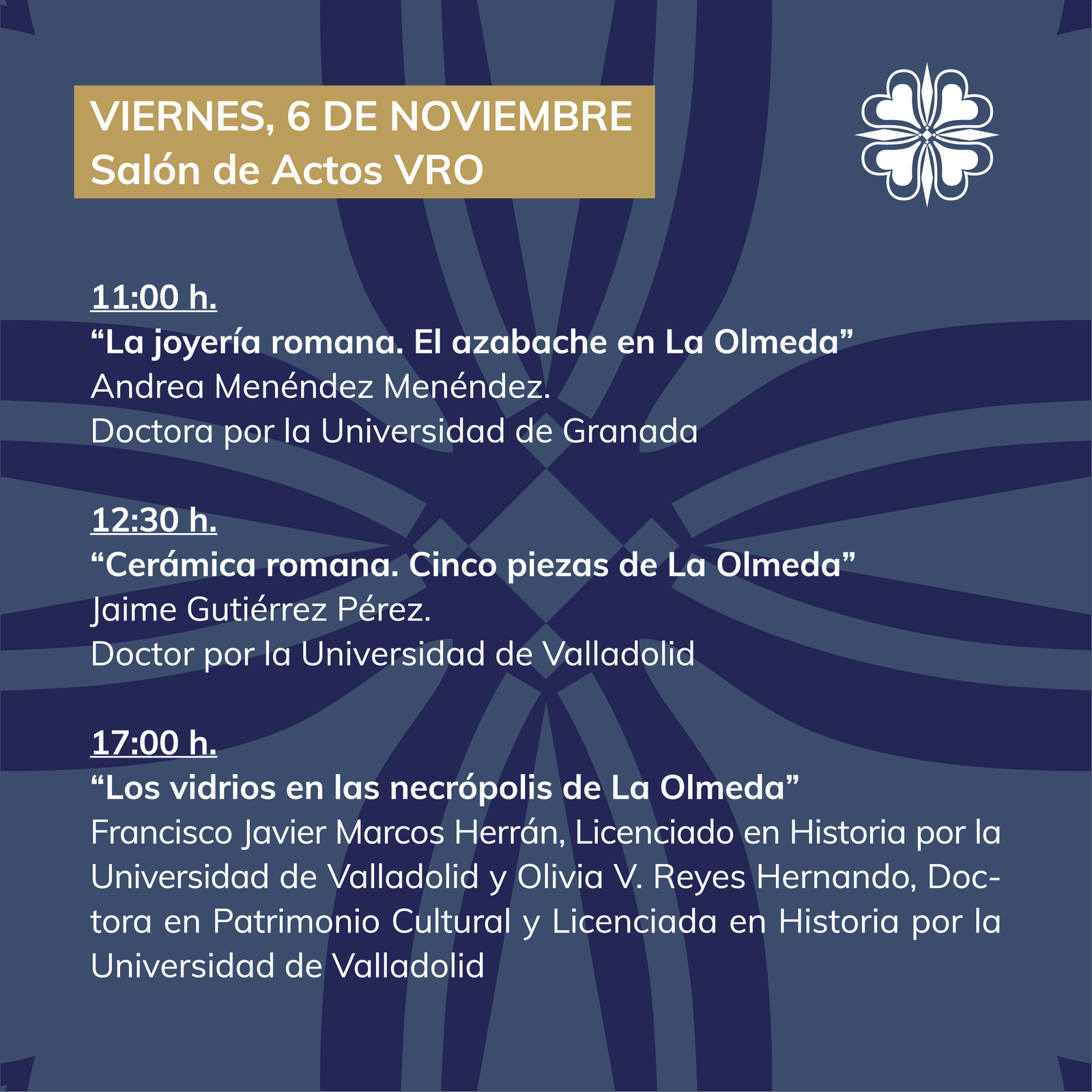 Ciclo de Conferencias | La Olmeda. Fragmentos de los cotidiano en la Roma rural. 