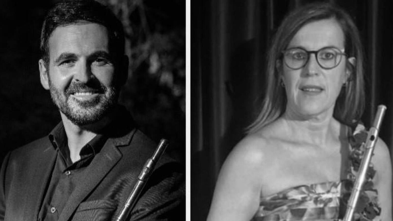 concierto del dúo bortziri en La olmeda el 14 de abril