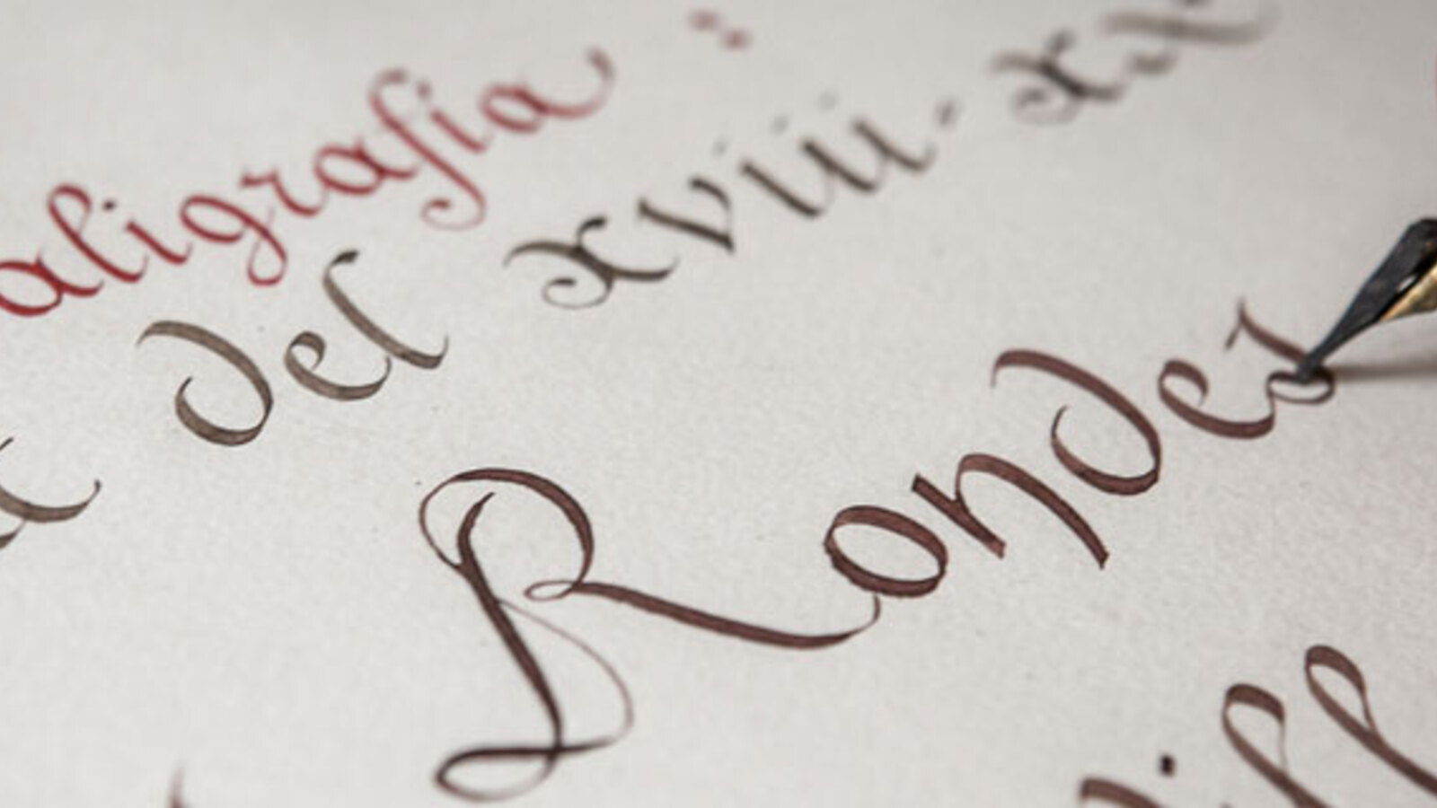 taller de caligrafía histórica redondilla en la olmeda el 30 de abril