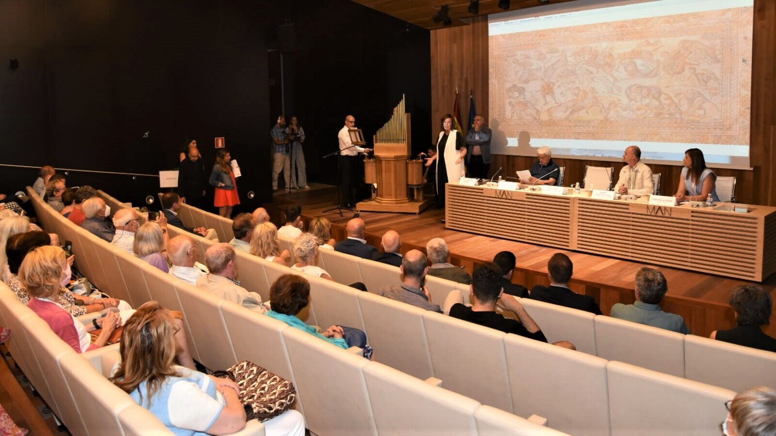 PRESENTACIÓN DEL ÓRGANO HYDRAULIS DE LA OLMEDA EN EL MUSEO ARQUEOLÓGIOCO NACIONAL DE ESPAÑA