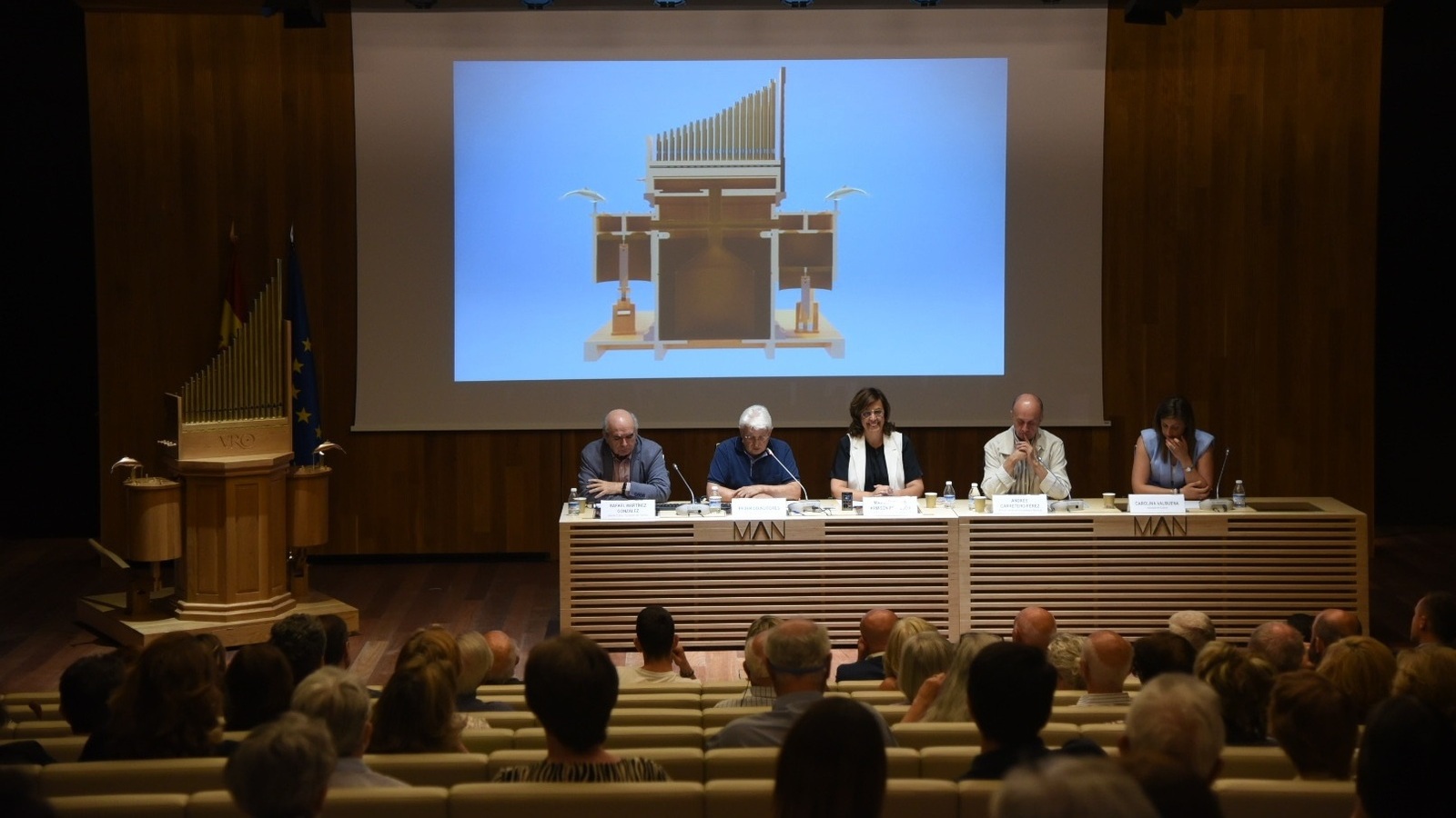PRESENTACIÓN DEL ÓRGANO HYDRAULIS DE LA OLMEDA EN EL MUSEO ARQUEOLÓGIOCO NACIONAL DE ESPAÑA