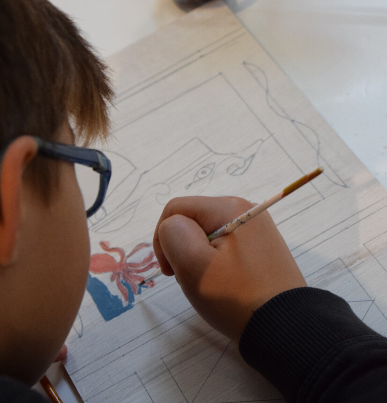 taller de pintura mural romana en la villa romana la olmeda