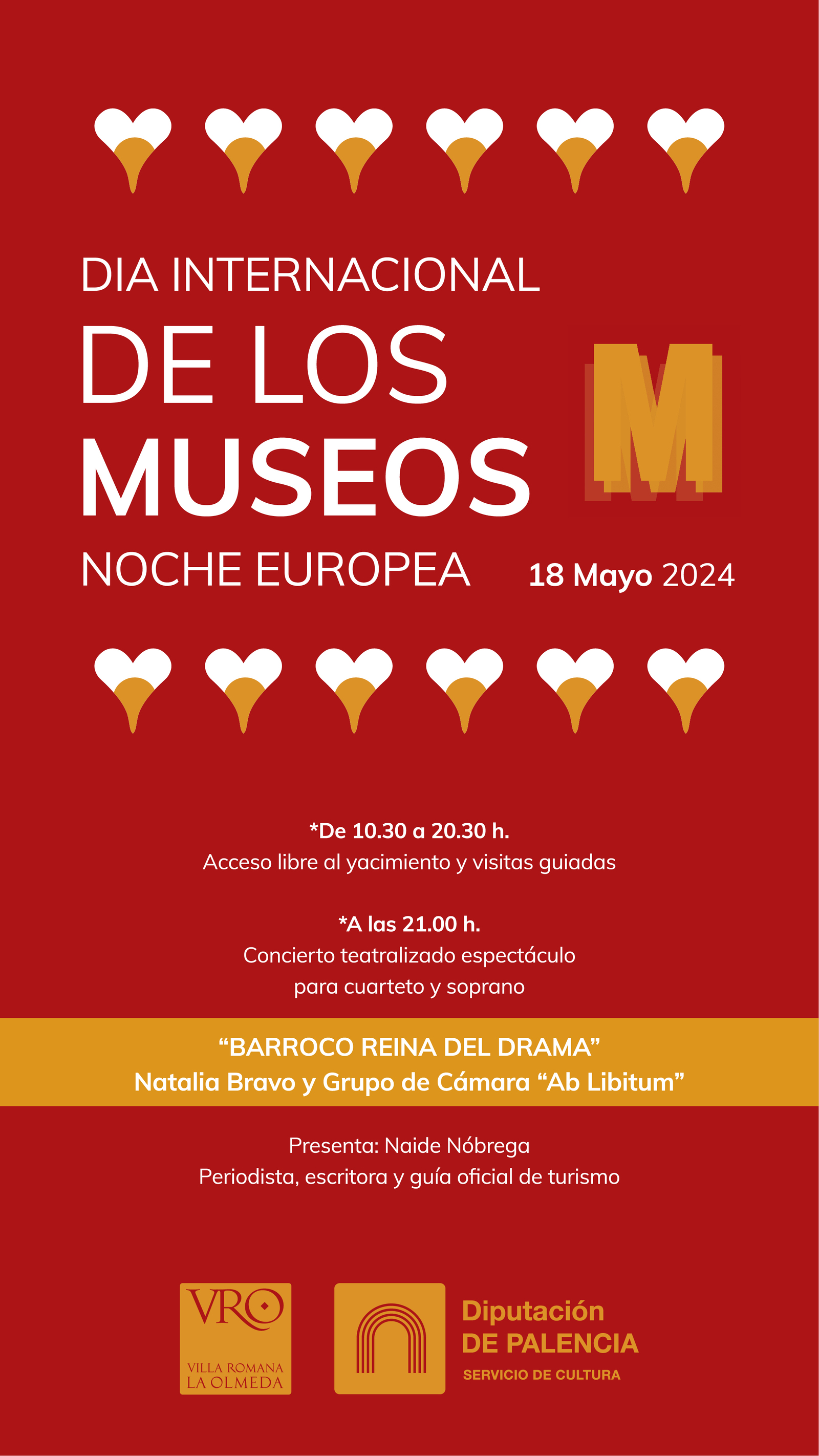 EL 18 DE MAYO SE CELEBRA EN LA VILLA ROMANA LA OLMEDA EN PEDROSA DE LA VEGA EL DÍA Y LA NOCHE DE LOS MUSEOS