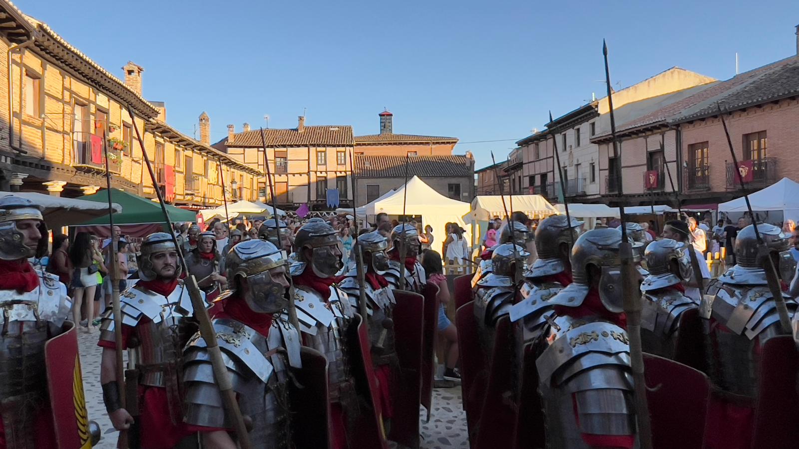 mercado romano en saldaña 20 y 21 de julio legionarios