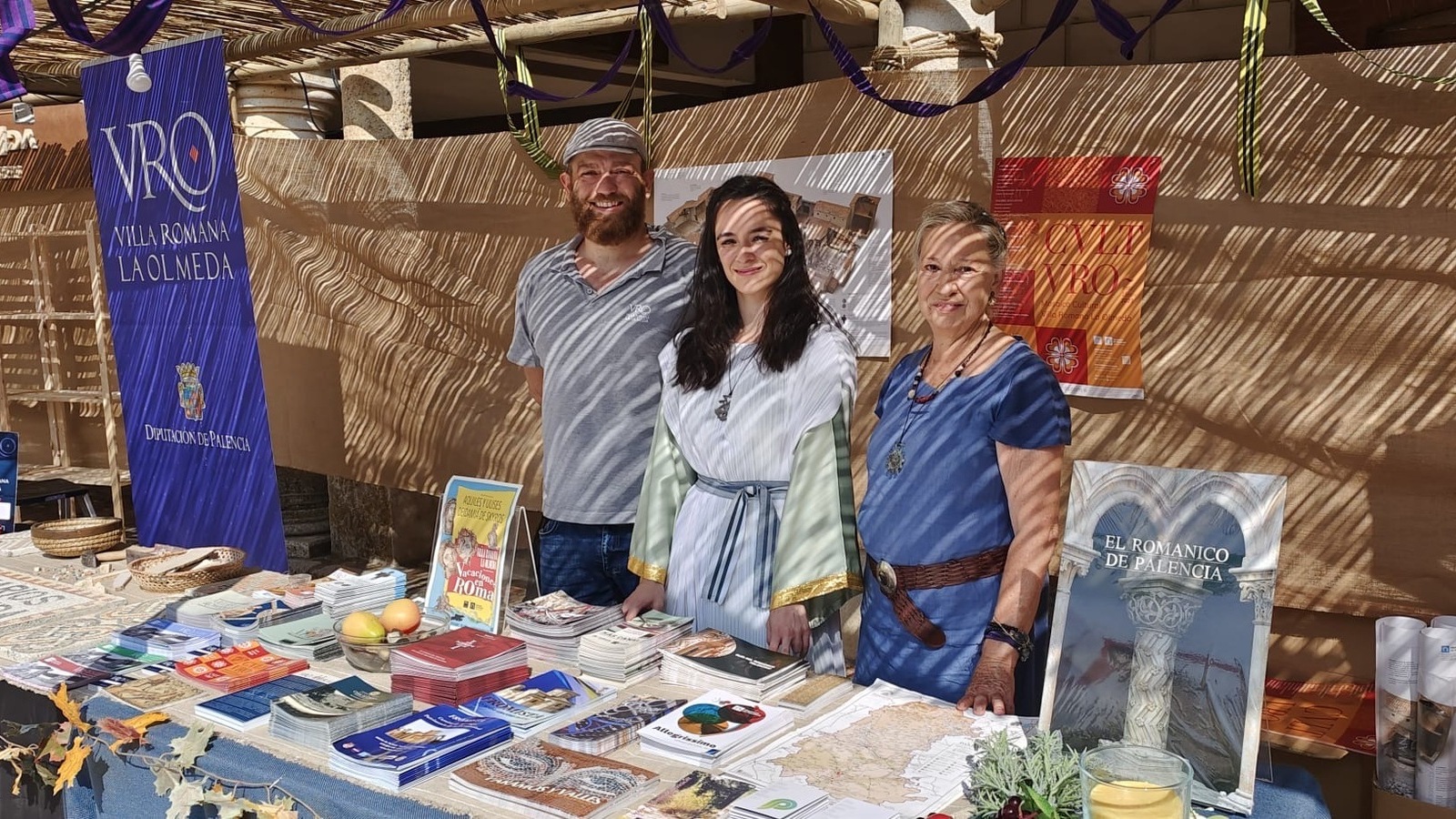 mercado romano en saldaña 20 y 21 de julio stand olmeda