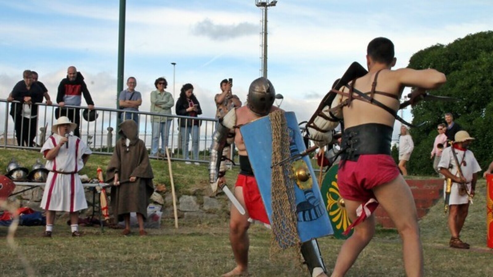 grandes espectáculos romanos de gladiadores y carreras de circo en la olmeda el 24 y 25 de agosto con fernando lillo redonet y gallaecia viva