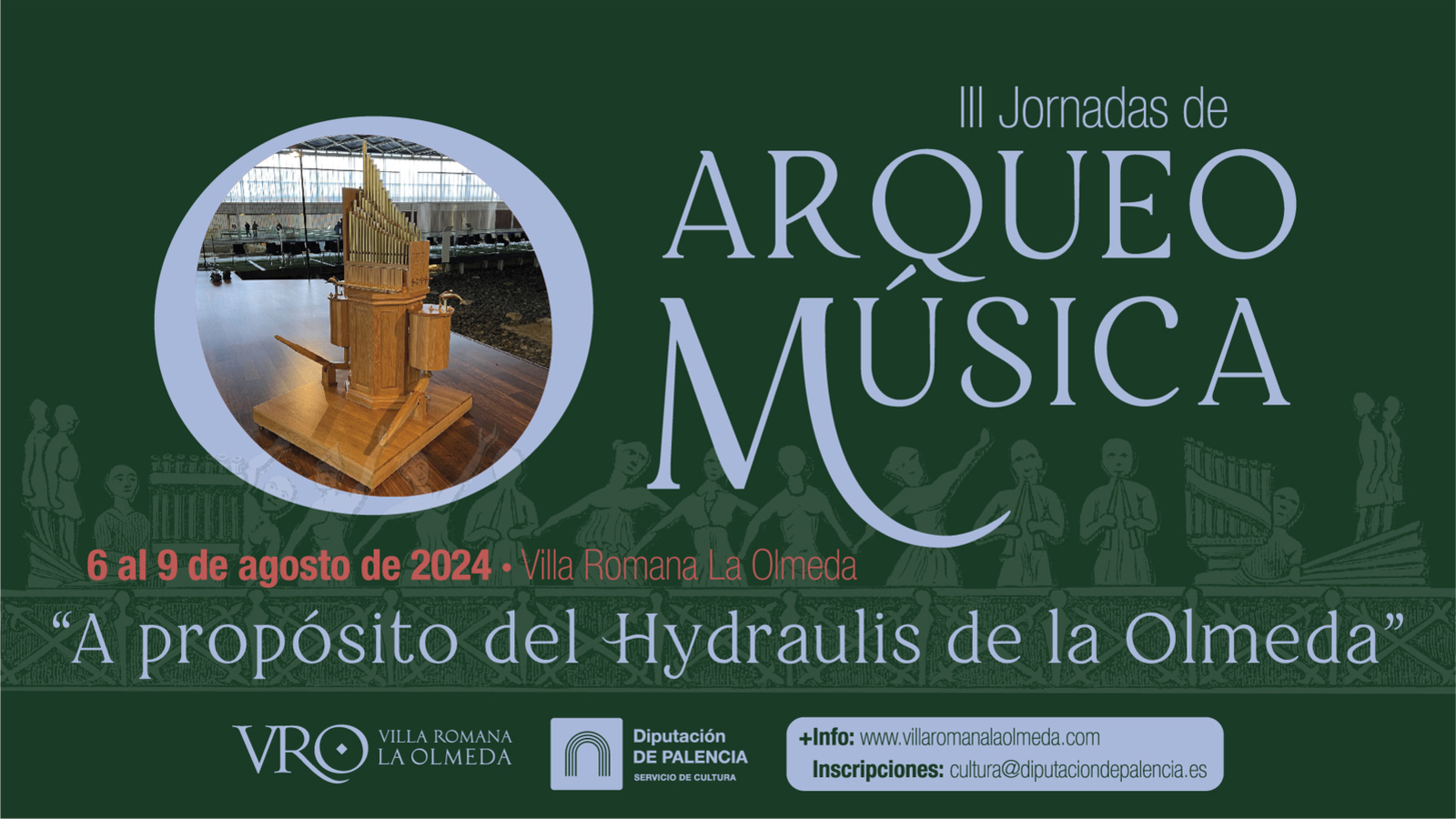 III jornadas de arqueomúsica en la olmeda del 6 al 9 de agosto