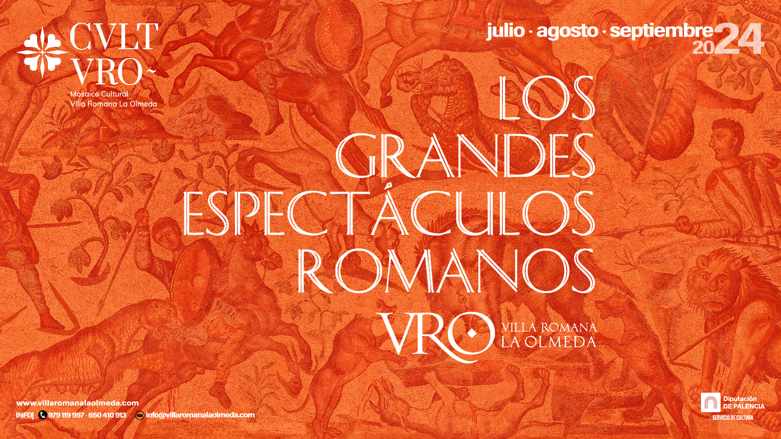 grandes espectáculos romanos en agosto en la villa romana la olmeda