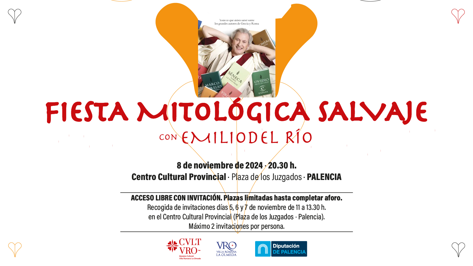 FIESTA MITOLÓGICA CON EMILIO DEL RÍO EN PALENCIA