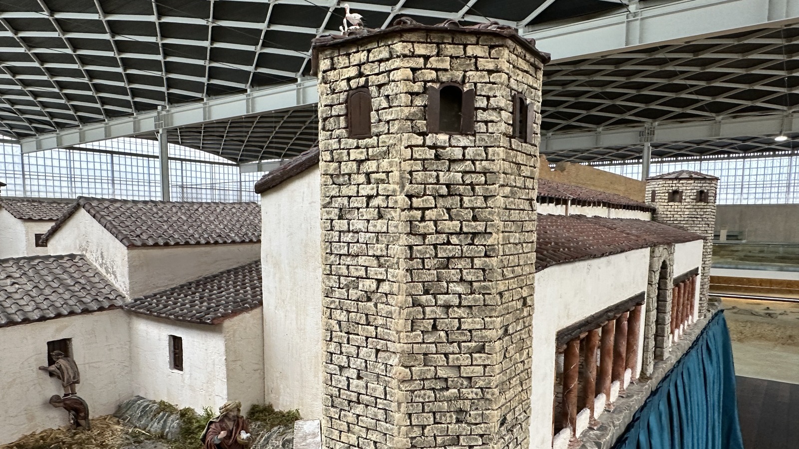 Desde el 5 de diciembre podrá visitarse en La Olmeda el belén más romano de la provincia de Palencia