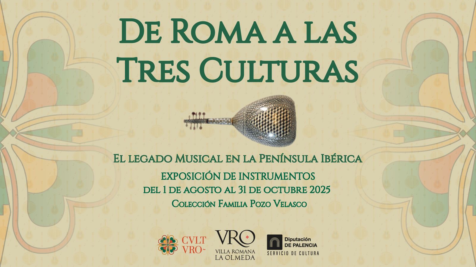 La música antigua regresa este verano a La Olmeda con el ciclo Arqueomúsica, dentro del programa Cvltvro de la Diputación de Palencia.