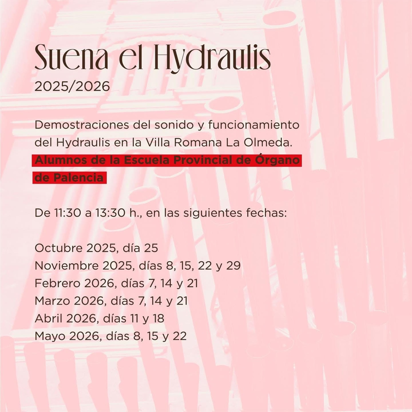 'La Organada' inicia la programación de Tocata y Fuga este fin de semana.