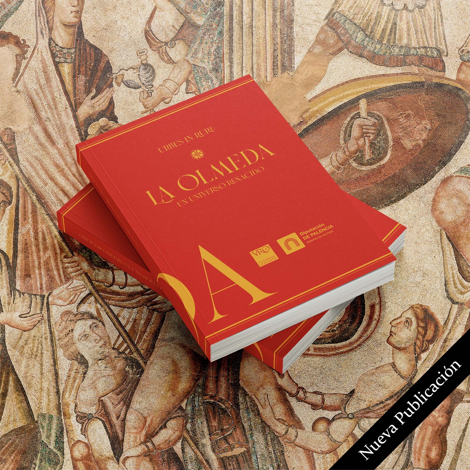 la diputación de palencia presentó ayer una nueva publicación sobre la villa romana la olmeda: 'la Olmeda. Un Universo Renacido'