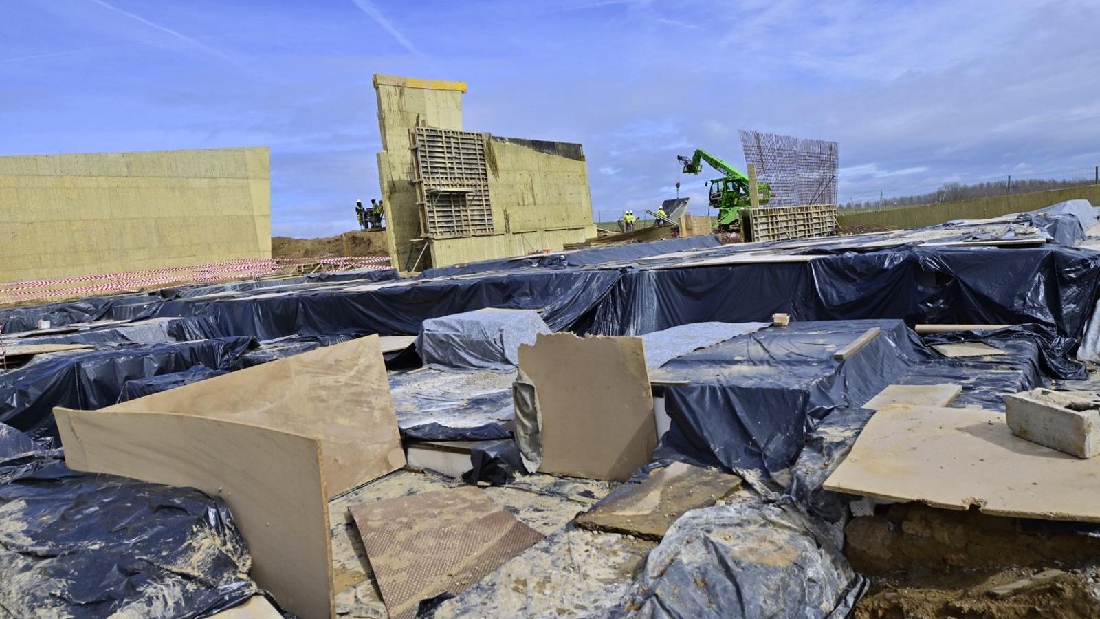 Diputación avanza en las obras de reforma integral de la Tejada, la hermana gemela de La Olmeda.