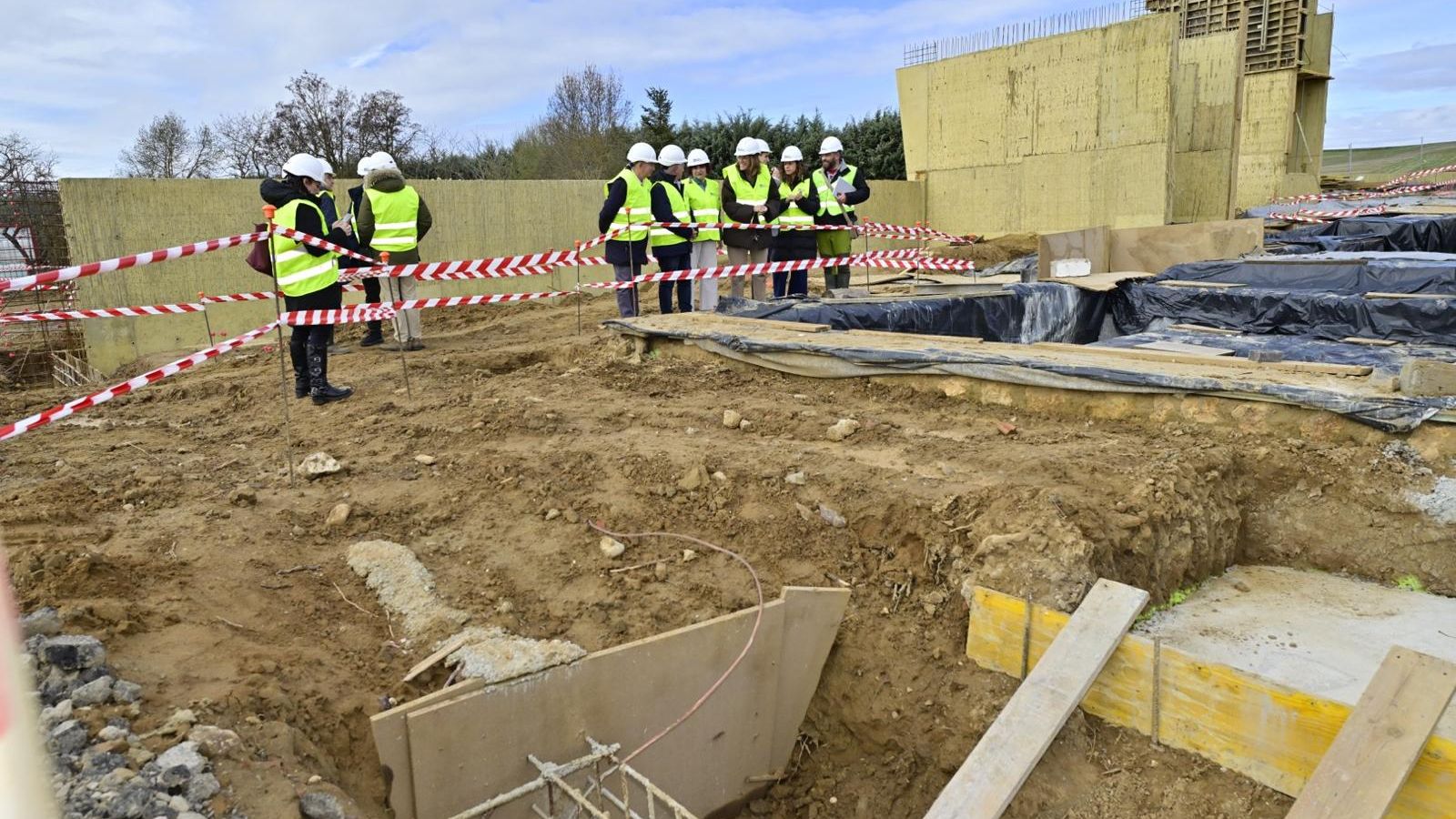 Diputación avanza en las obras de reforma integral de la Tejada, la hermana gemela de La Olmeda.