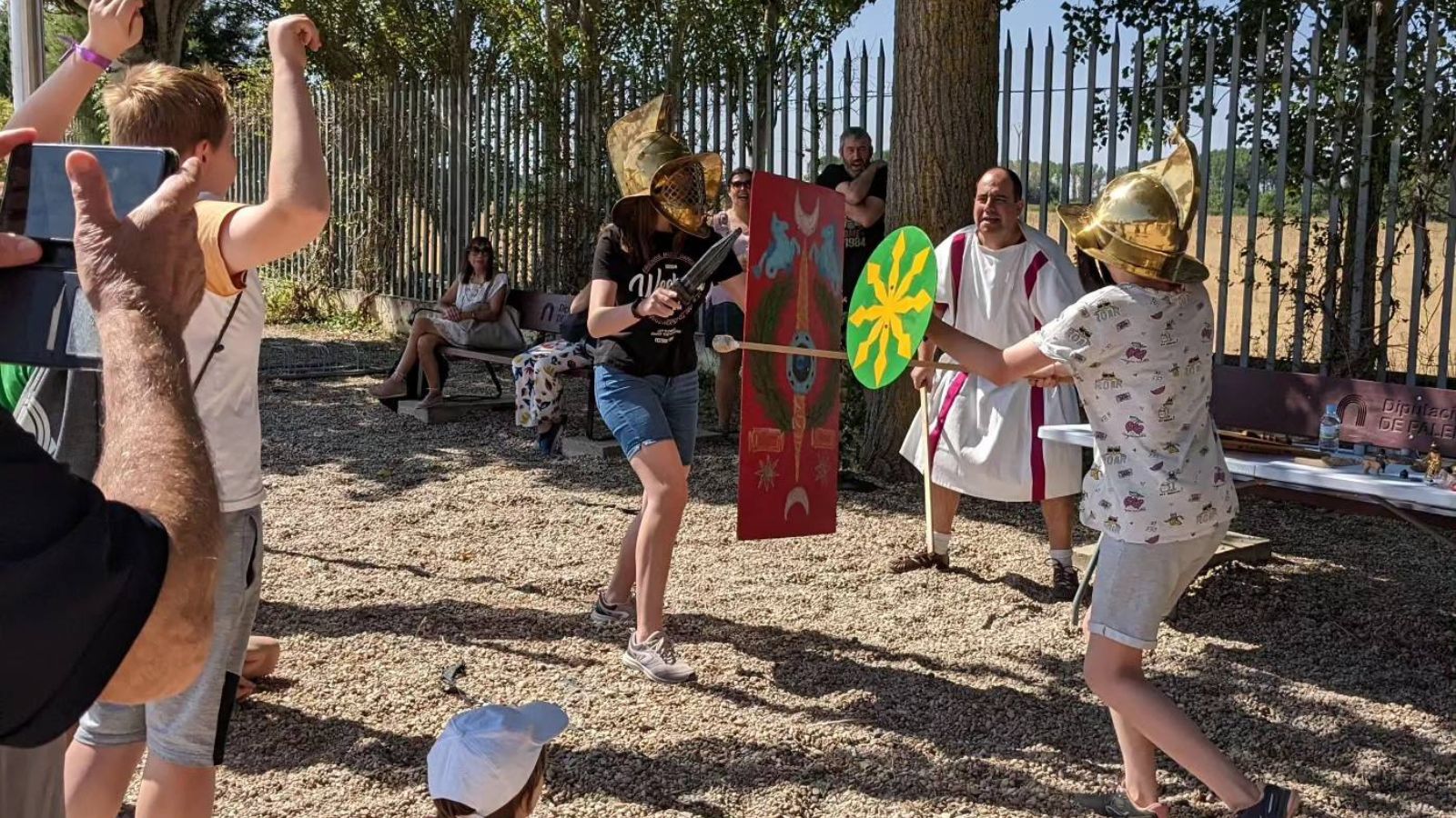 Celebración por el 58.º Aniversario del Descubrimiento de la Villa Romana La Olmeda. 4 y 5 de julio. Puertas Abiertas · Recreaciones · Talleres · Teatro · Degustaciones