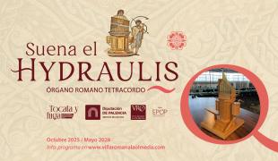 A partir del próximo 7 de febrero vuelven a la Villa Romana La Olmeda las demostraciones del 'hydraulis'.