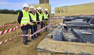 Diputación avanza en las obras de reforma integral de la Tejada, la hermana gemela de La Olmeda.
