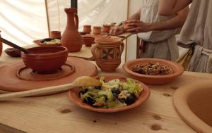 Arqueogastronomía | Recreaciones culinarias. El Banquete de Los Sentidos. Convivium. Villa Romana La Olmeda