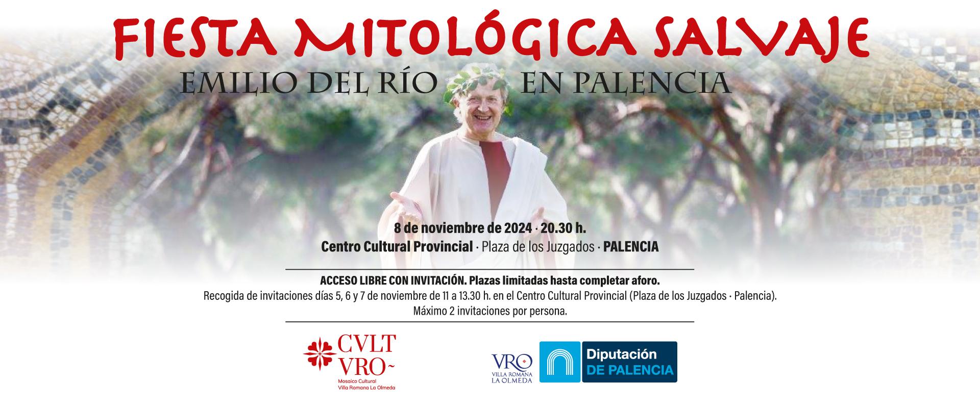 Emilio del Río en Palencia | 'Fiesta mitológica salvaje'