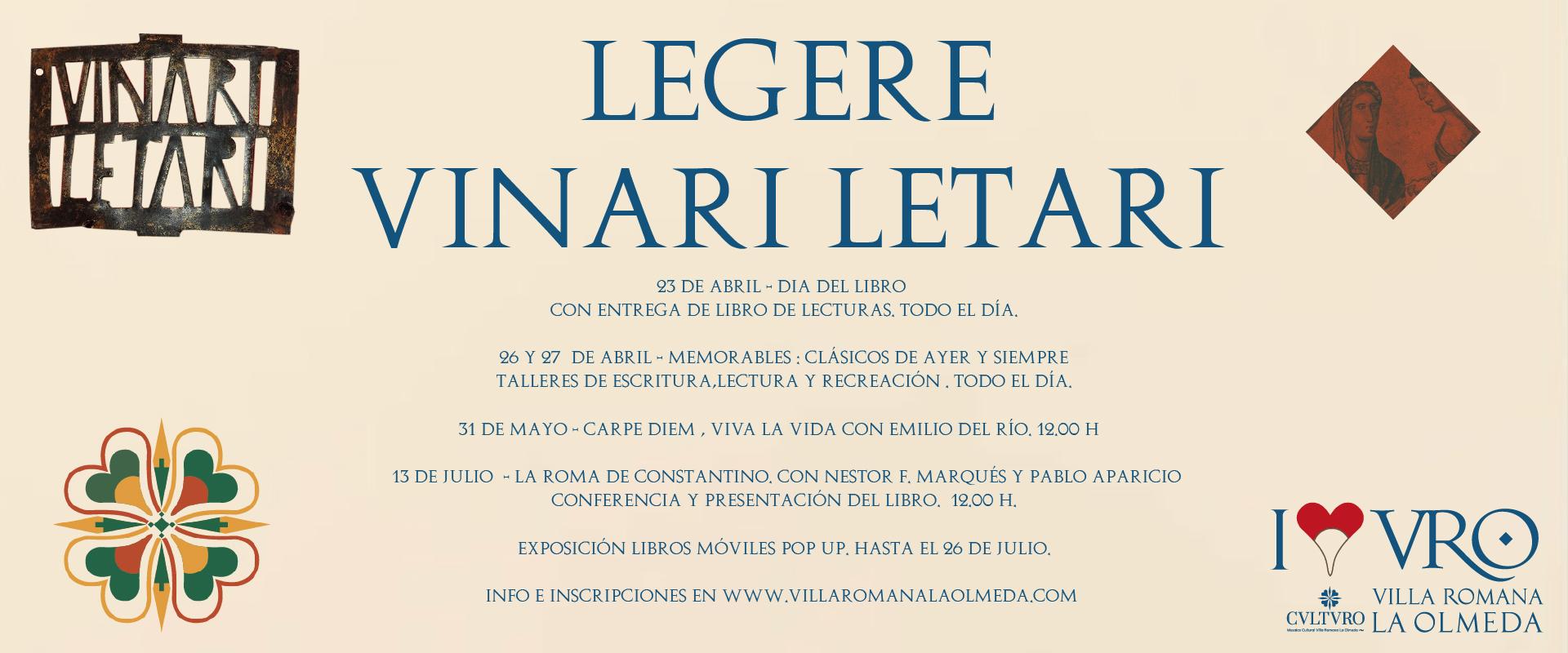 LEGERE. VINARI LETARI.