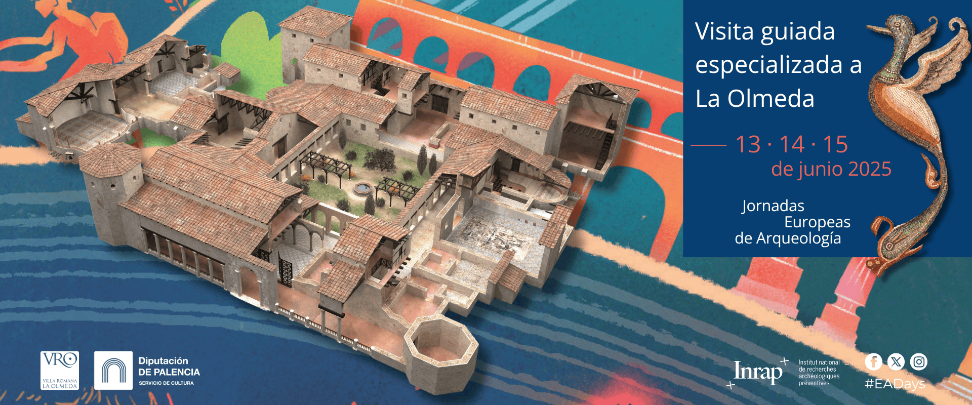Jornadas Europeas de Arqueología 2025 en la villa romana la olmeda
