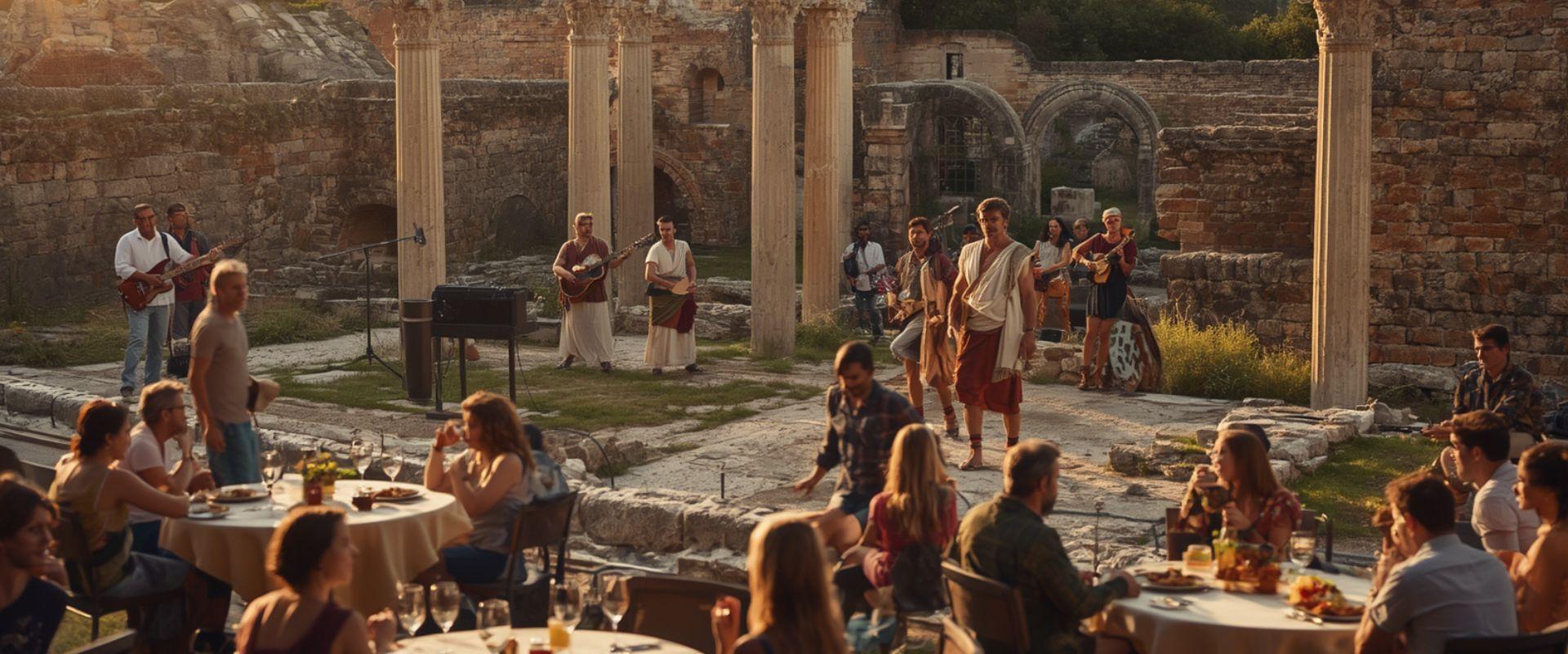 A 'Scena' | Rutas teatralizadas, gastronomía y música en directo en la villa romana la olmeda