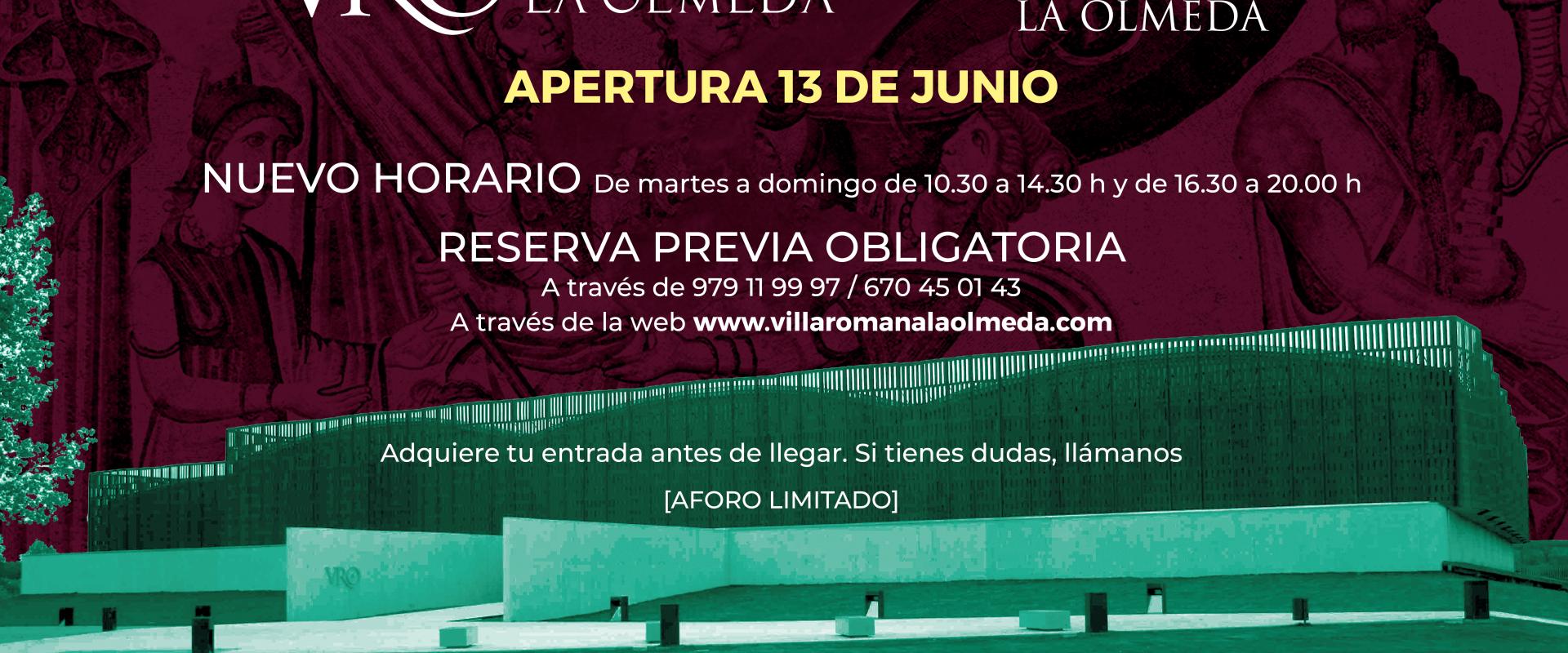 apertura olmeda 13 de junio nuevos horarios