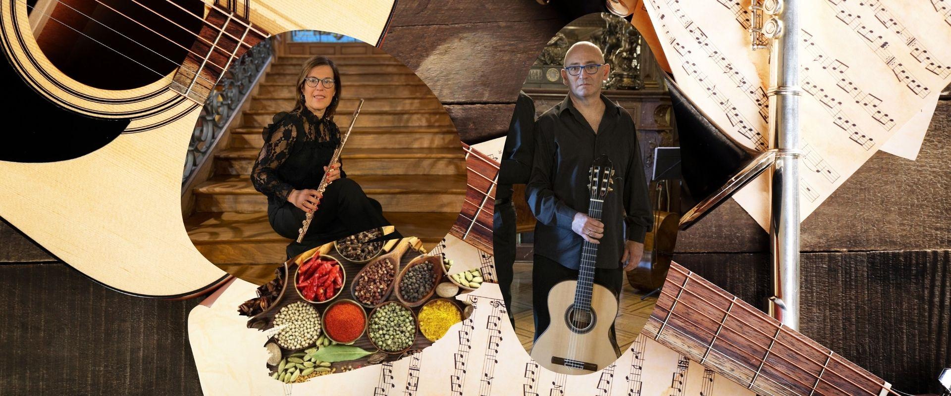 Concierto 'La ruta de la seda y las especias' por el Día Europeo de la Música con Ana Isabel Sarobe y Sergio Larrión