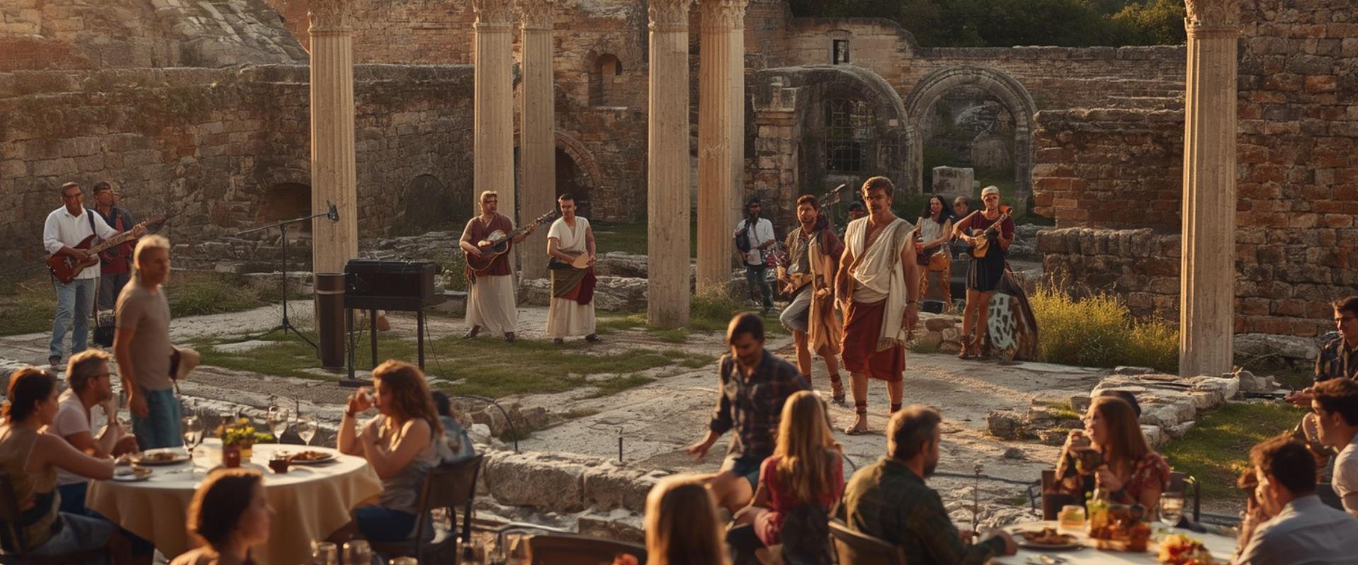 A 'Scena' | Rutas teatralizadas, gastronomía y música en directo en la villa romana la olmeda