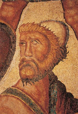 Mosaico del Oecus. Ulises