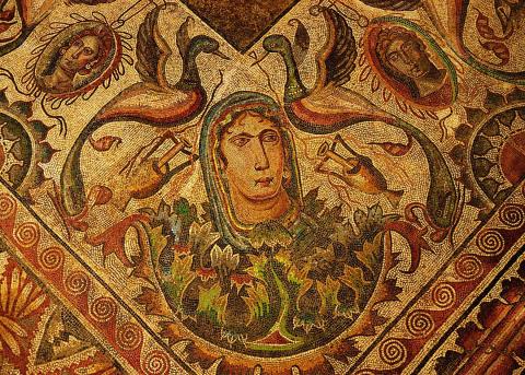 Mosaico del Oecus Invierno