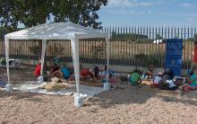 talleres infantiles de iniciación a la arqueología en la villa romana la olmeda durante el verano