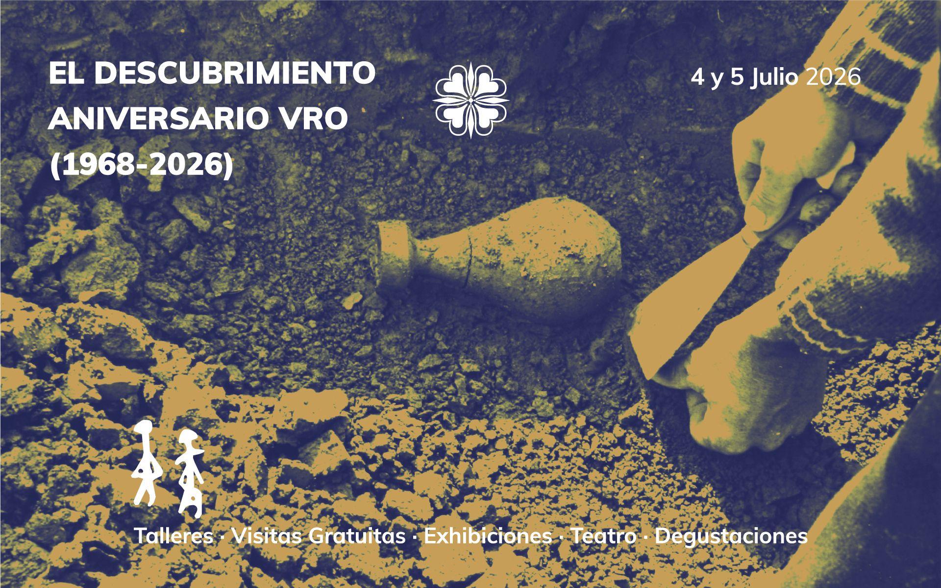 Celebración por el 58.º Aniversario del Descubrimiento de la Villa Romana La Olmeda. 4 y 5 de julio. Puertas Abiertas · Recreaciones · Talleres · Teatro · Degustaciones