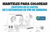 Manteles para colorear promoción turística palencia sorteo