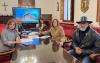 Los alcaldes de Cervatos y Quintanilla de la Cueza conocen el proyecto de reforma de la Tejada